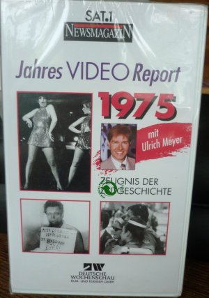 gebrauchter Film – Jahres VIDEO Report  1975   Zeugnis der Zeitgeschichte  " SAT. 1."