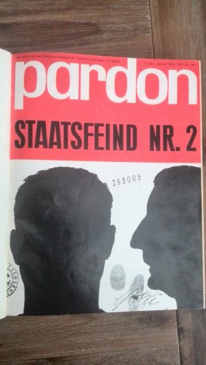 pardon (Zeitschrift) 1963, Nr. 1 - 12 (2. Jahrgang, komplett). Die deutsche satirische Monatsschrift