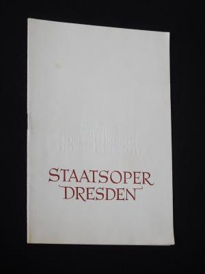 antiquarisches Buch – Red.: Gudrun Rammler; William Shakespeare, Serge Prokofjew – Blätter der Staatsoper Dresden, Reihe B, Nr. 1, 1954/55. Programmheft Ballett ROMEO UND JULIA nach Shakespeare von Prokofiew. Musikal. Ltg.: Rudolf Neuhaus, Insz./ Choreogr.: Erwin Hansen, Ausstattung: Roman Weyl. Mit Edith Löffler (Julia), Karl-Heinz Rosemann (Romeo), Alexander Trobisch, Walter Kreideweiß, Eva Hirche, Gerhard Viertel, Günther Gurschke, Lya Forker