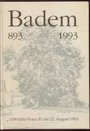 Badem 893 - 1993. 1100-Jahr-Feier 1993