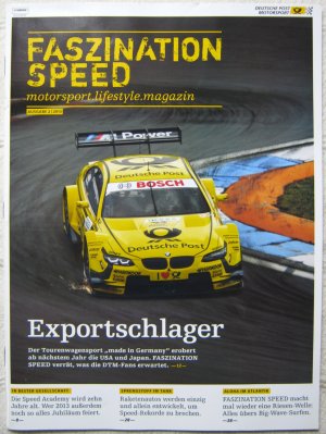 gebrauchtes Buch – Faszination Speed Motorsport Lifestyle Magazin Deutsche Post Zeitschrift 2013 2