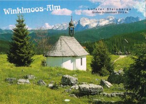 gebrauchtes Buch – Postkarte: Winklmoos-Alm, Chiegauer Alpen / Briefmarke MiNr. 2718 Bundesrepublik Deutschland (500 Jahre Rathaus von Frankenberg (Eder)) (gelaufen)