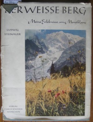 antiquarisches Buch – Ludwig Steinauer – Der weiße Berg. Meine Erlebnisse am Montblanc.