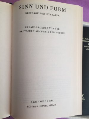 gebrauchtes Buch – Peter Huchel – Sinn und Form - Die ersten zehn Jahre (1949-1958)