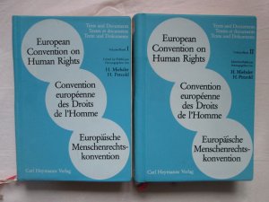 Carl Heymanns Verlag: Europäische Menschenrechtskonvention Texte und Dokumente Band I + II - Englisch+Französisch+Deutsch / European Convention on Human […]