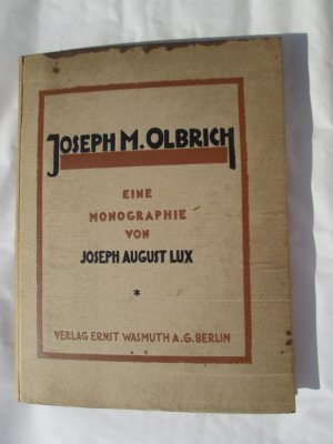 antiquarisches Buch – Joseph August Lux – Joseph M.Olbrich - Eine Monographie