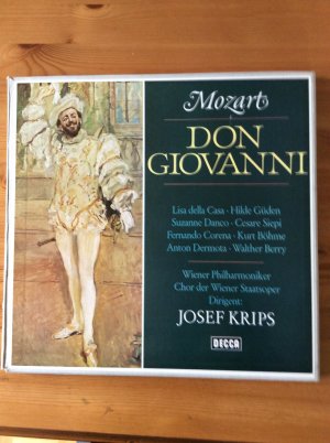 Mozart-Don Giovanni Wiener Philharmoniker, Chor der Wiener Staatsoper Dirigent: Josef Krips