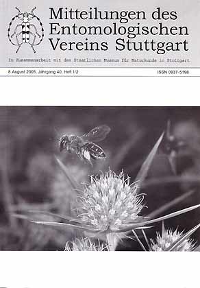 gebrauchtes Buch – Mitteilungen des Entomologischen Vereins Stuttgart 40 (1/2)
