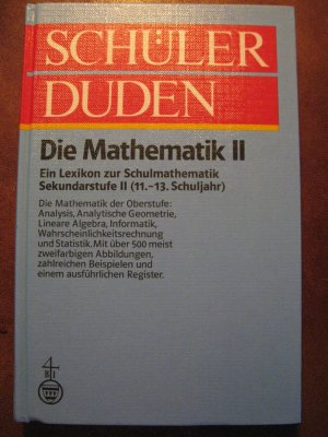 gebrauchtes Buch – Schülerduden. Die Mathematik II