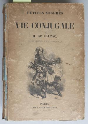 Petites miseres de la vie conjugale. Illustrées par Bertall [Un volume grand in-8, orne de 300 dessins dont 50 tires a part]