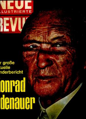 Sammlung / Konvolut von Zeitungen und Zeitschriften zum Tode Konrad Adenauers am 19. April 1967.