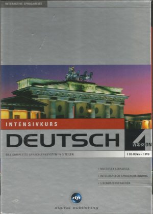 Intensivkurs Deutsch Version 4. 3 CD-ROMs + 1 DVD. Deutsch