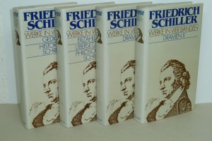 4 Bände: Werke in 4 Bänden - Band 1: Gedichte, Historische Schriften. - Band 2: Dramen 1. - Band 3: Dramen 2. - Band 4: Erzählungen, Übersetzungen, Philosophische Schriften.