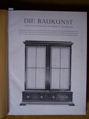 "DIE KUNST IM DEUTSCHEN REICH - Die Baukunst" (1941 und 1942 in einem Band !!!)