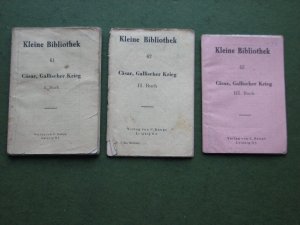 gebrauchtes Buch – Cäsar – Kleine Bibliothek - Heft 61,62,63,64,65,66,67,68 u. 451 : Gallischer Krieg Buch I. bis VIII.