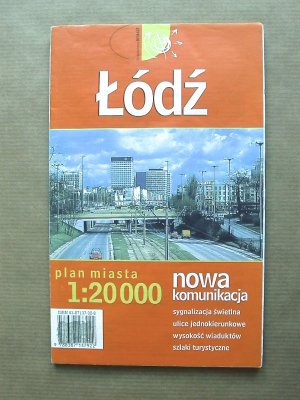 gebrauchtes Buch – Lódz. Plan miasta. 1 : 20.000.