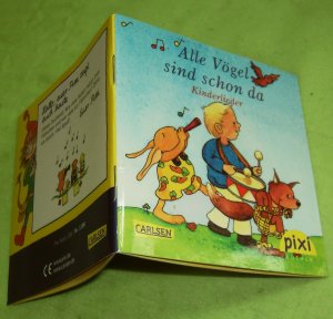 gebrauchtes Buch – Sigrid Leberer  – Alle Vögel sind schon da - Kinderlieder Pixi Bücher 1186, Serie 138. Mini-Buch