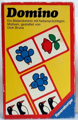 gebrauchtes Spiel – Domino Dick Bruna © 1976 Ravensburger Spiele - für 2 - 6 Spieler - ab 4 Jahren - Spieldauer ca. 20 Minuten