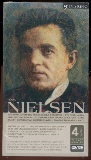 gebrauchter Tonträger – Nielsen,Carl  – Werke von Carl Nielsen(4CDs) mit 20 Page Booklet (original Verpackt)