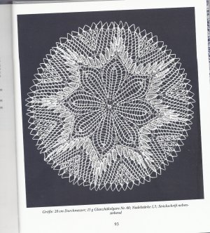 Gestrickte Spitzendecken.