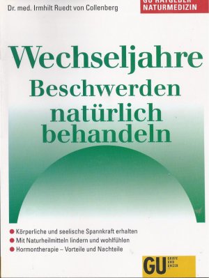 gebrauchtes Buch – Ruedt von Collenberg – Wechseljahre: Beschwerden natürlich behandeln