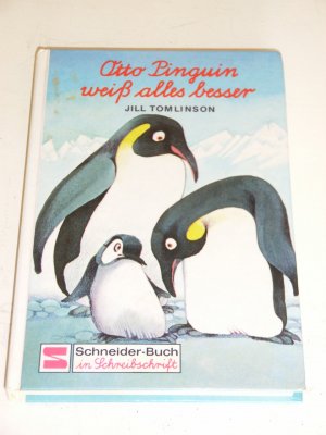 otto pinguin weiß alles besser in schreibschrift“ (jill tomlinson) – Buch  gebraucht kaufen – A02jsSz101ZZc