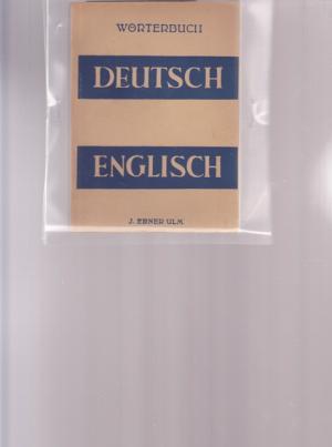 Wörterbuch Deutsch Englisch Mit Aussprachenbezeichnung