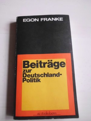 Beiträge zur Deutschlandpolitik