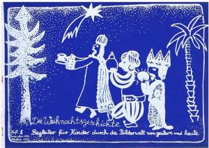 gebrauchtes Buch – Lehmann, Evelyn ua: Begleiter für Kinder durch die Bilderwelt von Gestern und Heute – Vorhanden: Die Weihnachtsgeschichte. Das Bohnenfest. Rembrandt. Herkules.