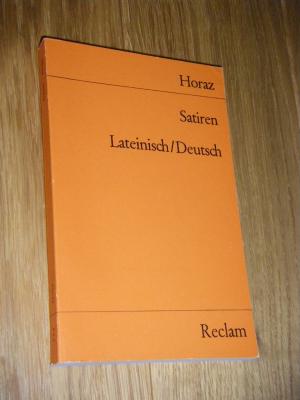 gebrauchtes Buch – Horaz – Sermones/Satiren. Lateinisch und deutsch