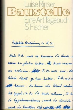 Baustelle. Eine Art Tagebuch 1967 - 1970.