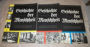 Geschichte der Menschheit Folge 1 -3. (Komplett)., Folge 1: von 3000 v. Chr. bis 1410 n. Chr. / Folge 2: von 1411 - 1807 / Folge 3: von 1808 - 1914.