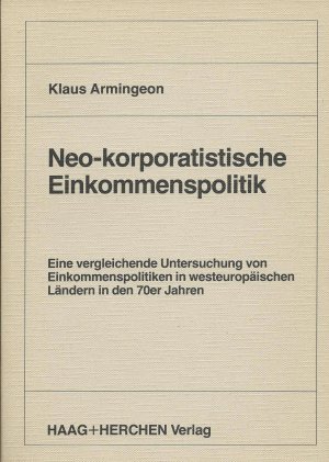 Neo-korporatistische Einkommenspolitik