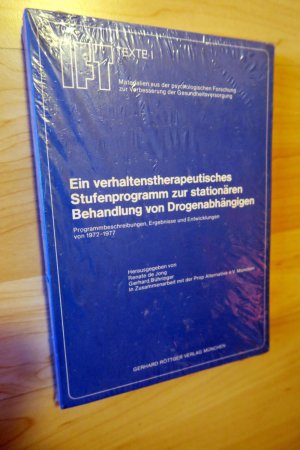 Ein verhaltenstherapeutisches Stufenprogramm zur stationären Behandlung von Drogenabhängigen. Programmbeschreibungen, Ergebnisse und Entwicklungen von […]