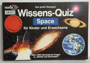 gebrauchtes Spiel – Wissens-Quiz SPACE - für Kinder und Erwachsene - Noris Verlag - ab 6 Jahren - für 2 - 12 Spieler - Spieldauer ca 30 Minuten