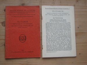 antiquarisches Buch – Baer, Julius u – Plutarch. Marcus Porcius Cato Censorius. Der strenge Hüter altrömischer Art - Heft 7