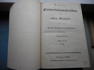 antiquarisches Buch – Von einer Gesellschaft deutscher Gelehrten – Neuestes Conversationslexikon für alle Stände Achter Band U-Z