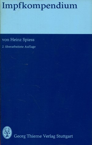 gebrauchtes Buch – Heinz Spiess – Impfkompendium