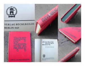 Zeugung und Zeugungsregelung. Gemeinverständlich dargestellt von E. C. A. Meyenberg. Mit Vor- und Nachwort des Verfassers.