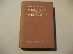 antiquarisches Buch – Franz Werfel – Geheimnis eines Menschen.