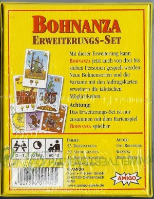 neues Spiel – Uwe Rosenberg – Bohnanza - Erweiterungspackung