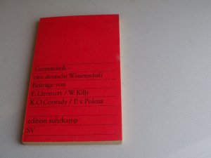 antiquarisches Buch – Lämmert, Killy, Conrady, v. Polenz – Germanistik, eine deutsche Wissenschaft