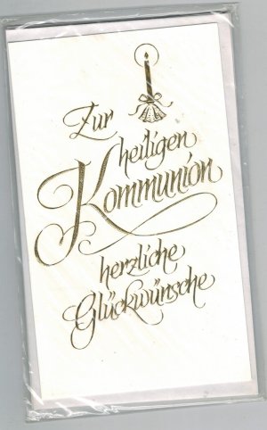 Zur heiligen Kommunion herzliche Glückwünsche ( 3er Pack, ovp )