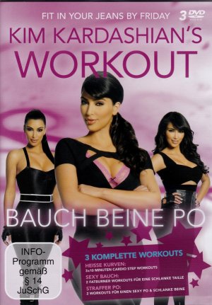 Kim Kardashian`s Workout  3 DVDs  Bauch Beine PO