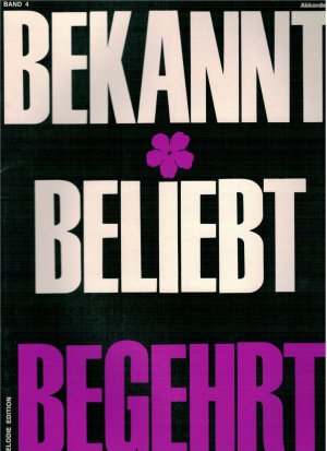 gebrauchtes Buch – Herwig Peychaer – Bekannt - Beliebt - Begehrt Band 4 (Akkordeon)