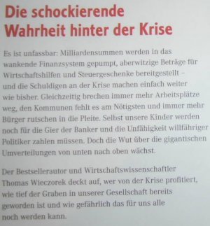 gebrauchtes Buch – Thomas Wieczorek – Die geplünderte Republik - Wie uns Banken, Spekulanten und Politiker in den Ruin treiben