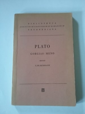 antiquarisches Buch – C. Fr – Platonis Gorgias Meno