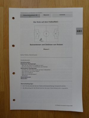 gebrauchtes Buch – Esther Richter – RAAbits Grundschule: Der Kreis auf dem Fußballfeld - Kennenlernen und Zeichnen von Kreisen