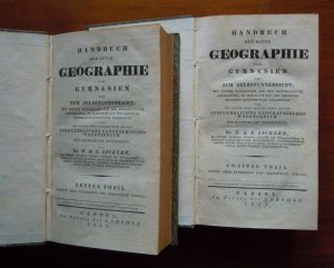 Handbuch der alten Geographie für Gymnasien und zum Selbstunterricht; mit steter Rücksicht auf die numismatische Geographie ... 2 Bde. Originalausg.