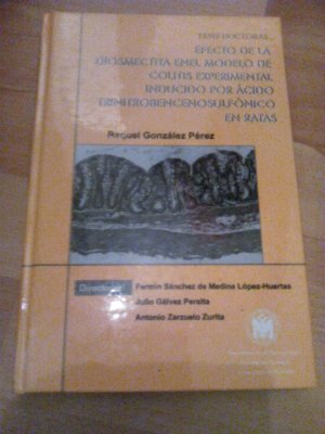 Efecto de la diosmectita enel modelo de colitis experimental inducido por ácido trinitrobencenosulfónico en ratas. Tesis doctoral